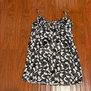 Black and White Yin Yang Mini Dress